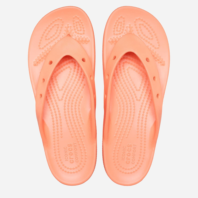 Klapki japonki damskie Crocs CR207714-PAPA 34-35 (W5) 22.1 cm Pomarańczowe (191448991675) - obraz 3