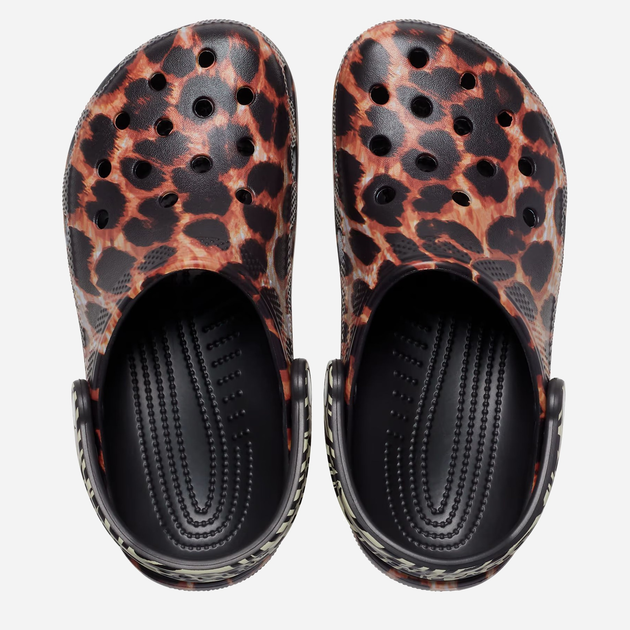 Chodaki damskie Crocs Classic Animal Remix CR207840-BKMA 37-38 (M5/W7) 23 cm Czarny/Pomarańczowy (191448995048) - obraz 3