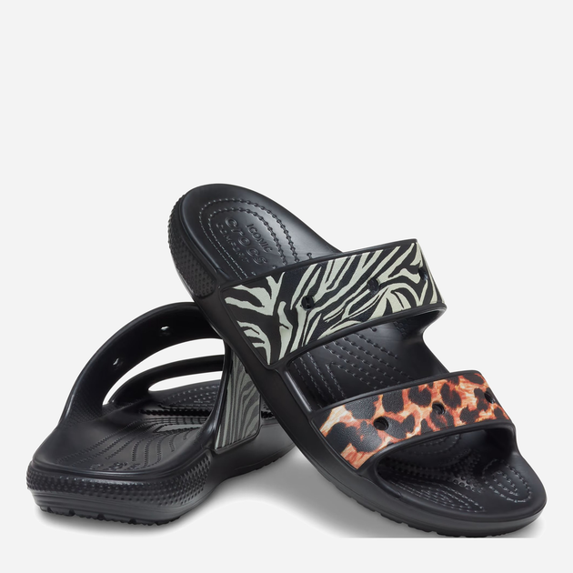 Klapki damskie Crocs CR207847-BKMI 41-42 (M8/W10) 26 cm Czarne (191448997950) - obraz 2