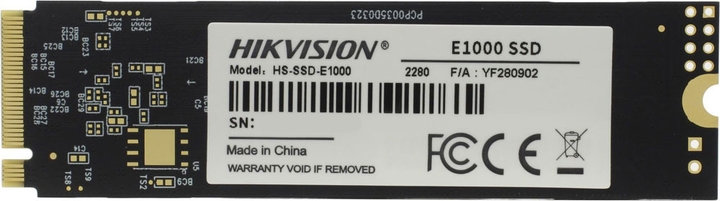 Dysk SSD Hikvision E1000 1TB M.2 PCIe 3.0 TLC 3D (HS-SSD-E1000/1024G) - obraz 1