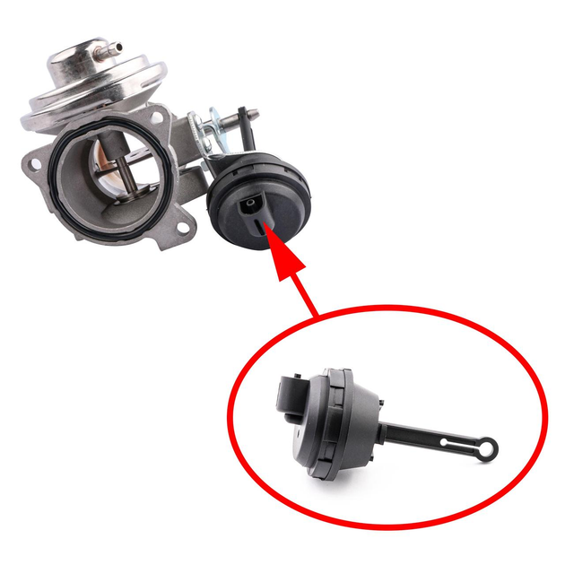 Вакуумний актуатор клапана EGR VW 1.9 TDI і 2.5 TDI 038131501E, 045131501C, 070128070B - зображення 1