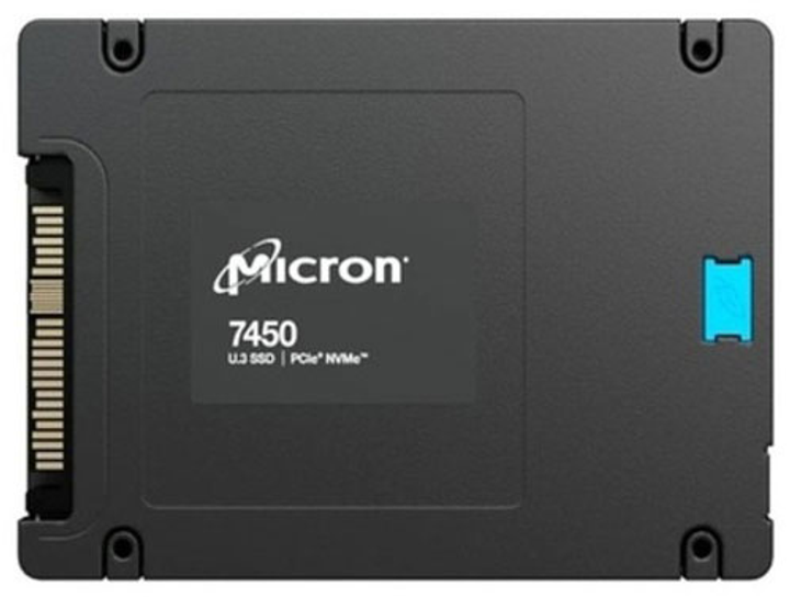 Micron 7450 PRO 3.84TB U.3 NVMe PCIe 4.0 3D NAND (TLC) (MTFDKCB3T8TFR-1BC1ZABYYR) - зображення 1