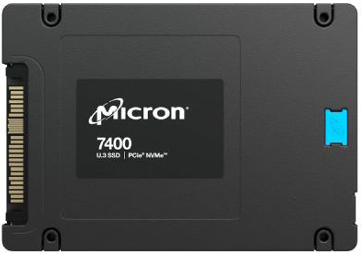 Dysk SSD Micron 7400 MAX 1.6TB U.3 NVMe PCIe 4.0 3D NAND (TLC) (MTFDKCB1T6TFC-1AZ1ZABYYR) - obraz 1