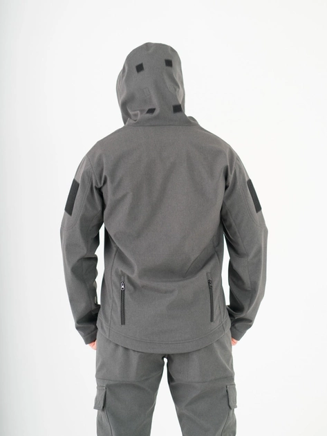 Тактична куртка UKM 56 XXL сірий - зображення 2