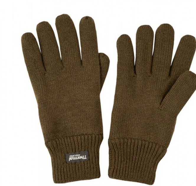 Терморукавички KOMBAT UK Thermal Gloves універсальні оливкові - зображення 1