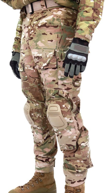 Вогнетривкі штані з наколінниками USA Army Combar FR Pants Multicam Розмір S/S - зображення 2