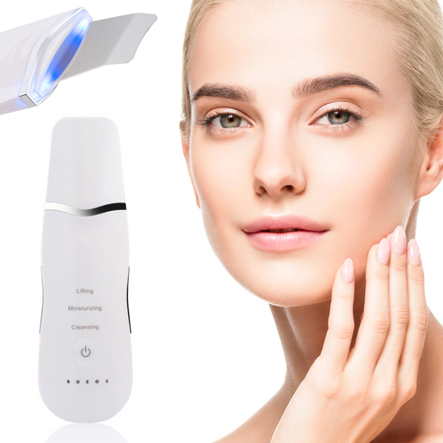 Ультразвуковой скрабер для чистки лица BUCOS Sonic Skin Scrubber S1 ...