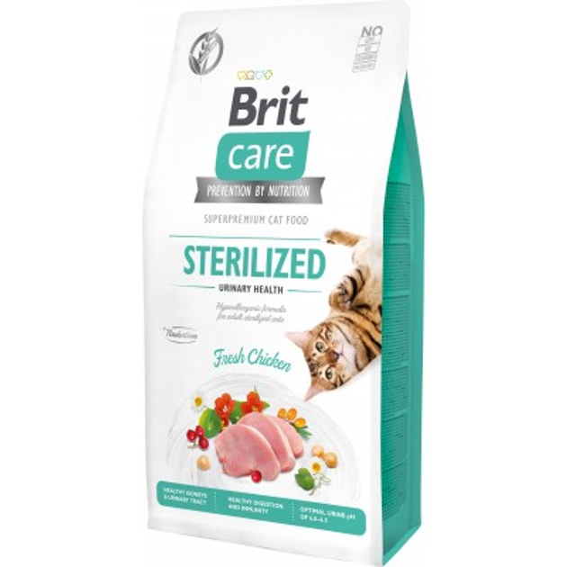 Сухой корм для кошек Brit Care Cat GF Sterilized Urinary Health 7 кг ...