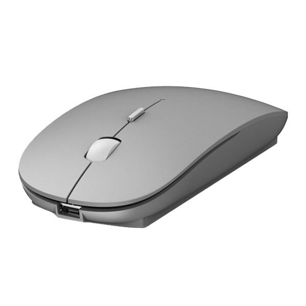 Бездротова миша WIWU Wimic Lite WM101 з акумулятором і Bluetooth (Type-C, USB 2.4 ГГц, компьютерна, безшумна, для Macbook) - Білий - зображення 1