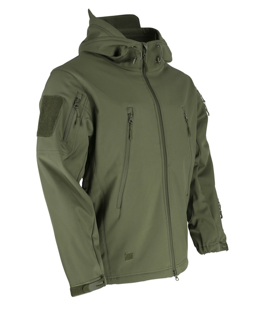 Куртка тактична Kombat UK Patriot Soft Shell Jacket S Оливковий (1000-kb-pssj-olgr-s) - зображення 1