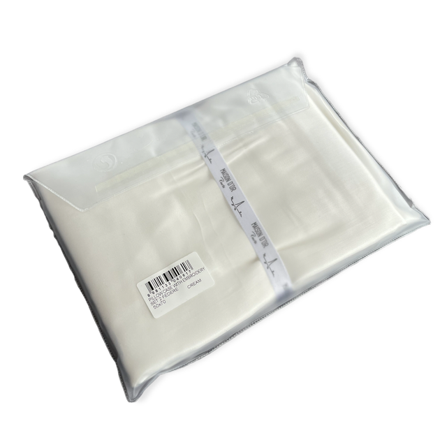 Наволочки Maison D'or Pillow Case Cream сатин 50-70 см* 2шт кремові - Фото 2 Наволочки Maison D'or Pillow Case Cream сатин 50-70 см* 2шт кремові - зображення 2