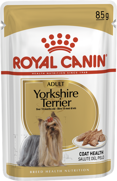 Вологий корм для собак Royal Canin Yorkshire Terrier 85 гр 2040001 - Фото 1 Вологий корм для собак Royal Canin Yorkshire Terrier 85 гр 2040001 - зображення 1