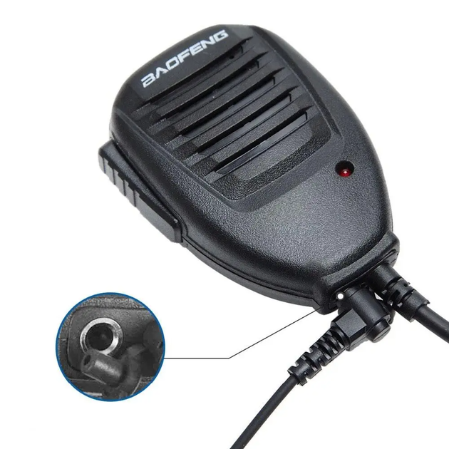Ручний мікрофон тангента для раціону Baofeng UV-5R - зображення 4