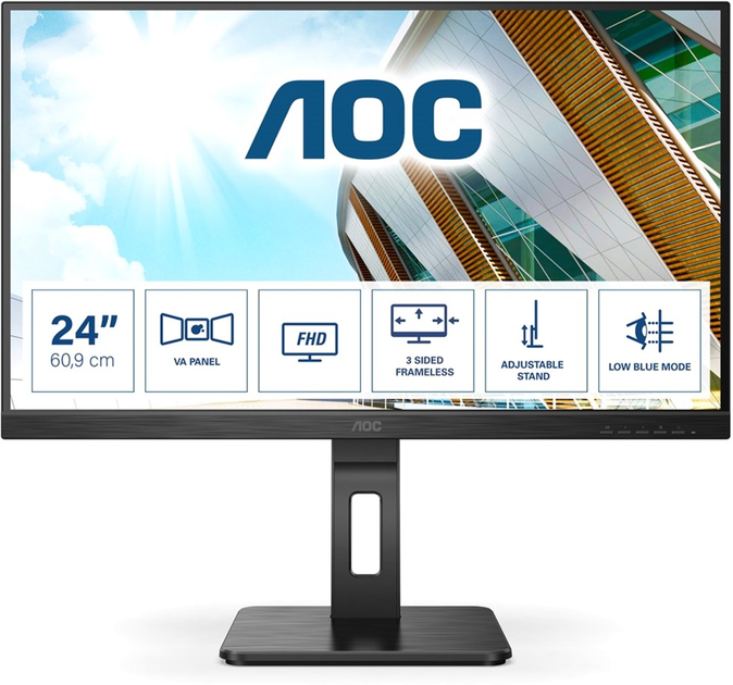 Монитор 23.8" AOC 24P2QM - изображение 1