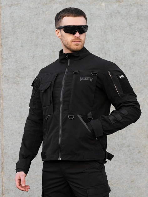 Куртка тактическая BEZET 6300 L Черная (2000124675373) - изображение 2