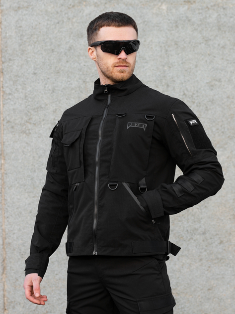Куртка тактическая BEZET 6300 S Черная (2000117846339) - изображение 2