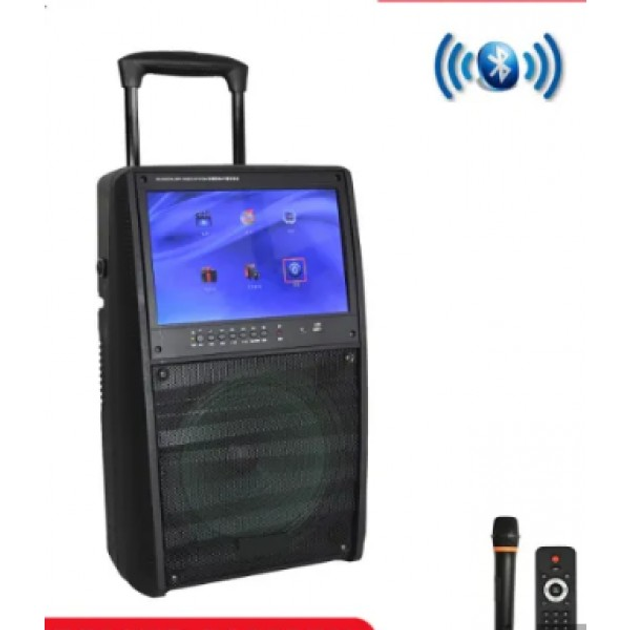 ROZETKA | Портативная колонка с экраном SL120-13 С 2 МИКРОФОНАМИ / 200W ...