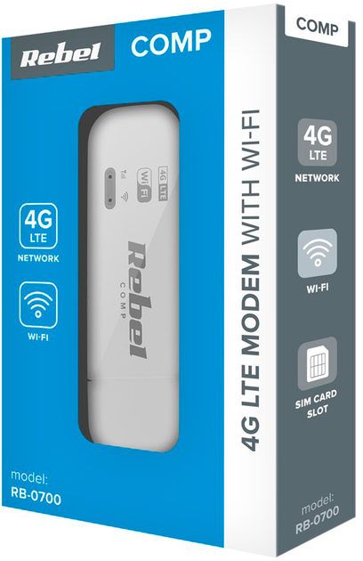 Modem 4G Rebel RB-0700 Biały - obraz 6