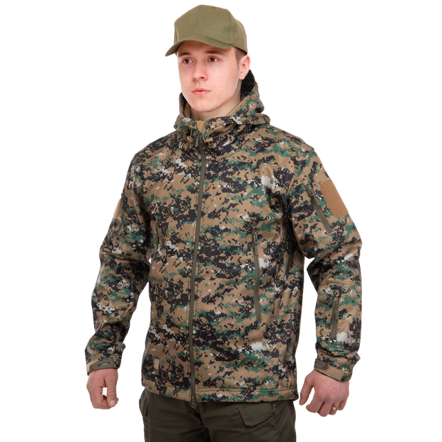 Куртка тактична Zelart Tactical Scout Heroe ZK-20 розмір XL (50-52) Camouflage Woodland - зображення 1