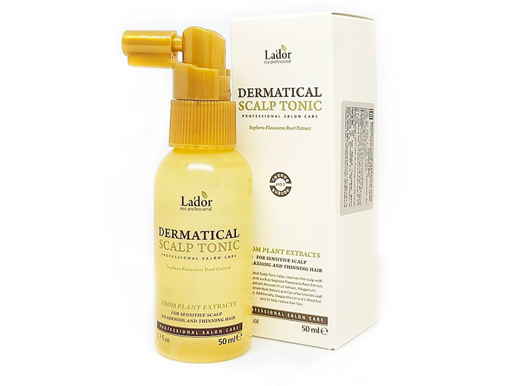 Тонік-спрей для росту та відновлення волосся Lador Dermatical Scalp ...