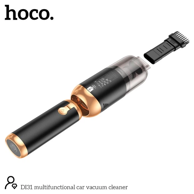 Автомобільний пилосос Hoco multifunctional car Vacuum cleaner DI31 black - Фото 5 Автомобільний пилосос Hoco multifunctional car Vacuum cleaner DI31 black - зображення 5