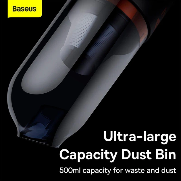 Автомобильный пылесос BASEUS A7 Cordless Car Vacuum Cleaner |500mL, 6kPa| (VCAQ020013) - изображение 11