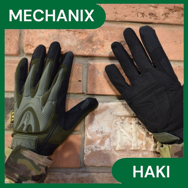Тактичні рукавички M=Pact MECHANIX WEAR. хакі XL - изображение 2
