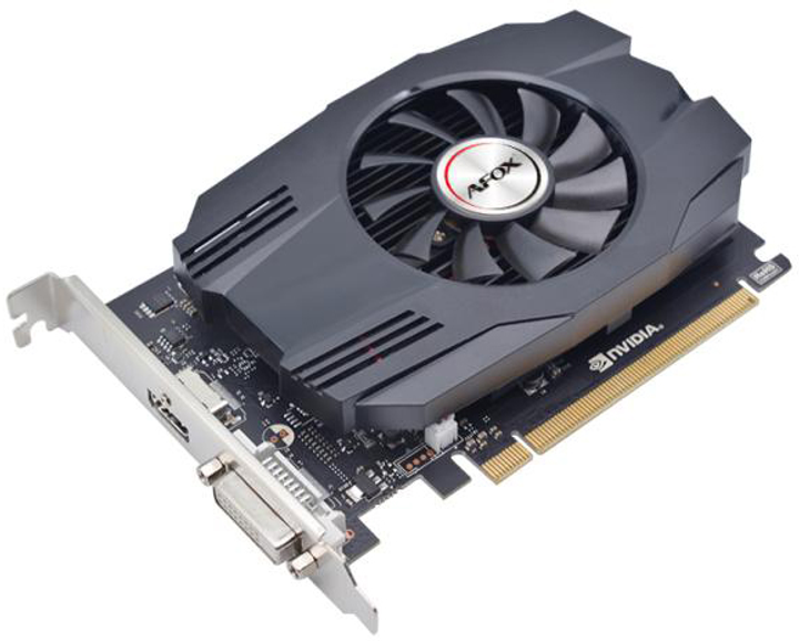 Видеокарта AFOX PCI-Ex GeForce GT 1030 4GB DDR4 (64bit) (1380/2100) (DVI, HDMI) (AF1030-4096D4H5) - изображение 3