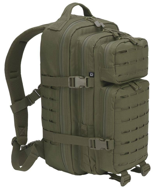 Військовий рюкзак тактичний Cooper Lasercut medium Brandit 25л, Олива - зображення 1