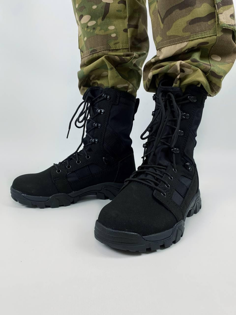 Військові Берці тактичні демісезонні Brandit чорні, розмір 40 - зображення 2