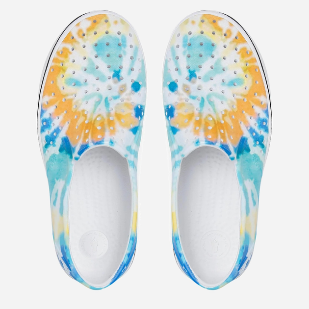 Чоловічі сліпони Native Miles Print 903980-60-171 44 (10US) 28 см Блакитний/Помаранчевий (4894401833802) - зображення 5
