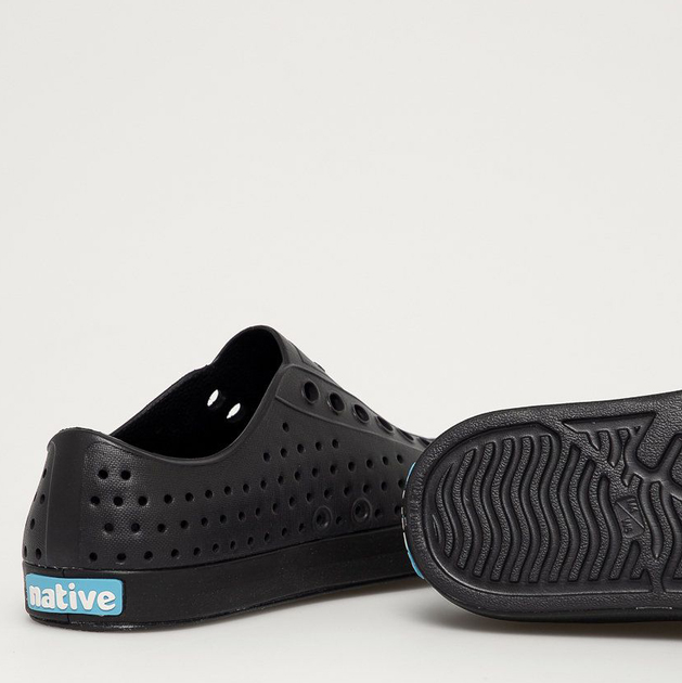 Чоловічі кеди низькі Native Jefferson 903810-60-82 46.5 (12US) 29.5 см Чорні (4894401139850) - зображення 3
