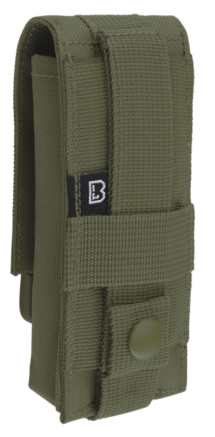 Тактичний підсумок під ніж Brandit Molle Multi Pouch Large Olive - зображення 2