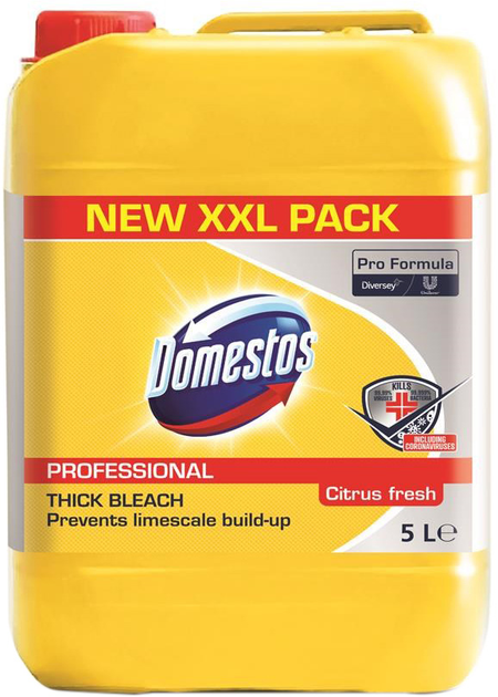 Гель для туалету Domestos Professional Citrus Fresh WC XXL 5 л (7615400813759) - зображення 1