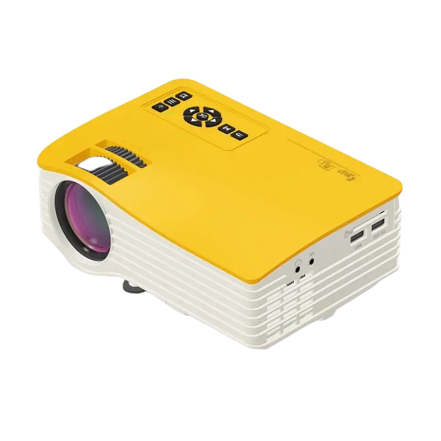 Проектор портативный мультимедийный Unic UC36 LED 1000 люмен White-Yellow (3_01813) - изображение 2