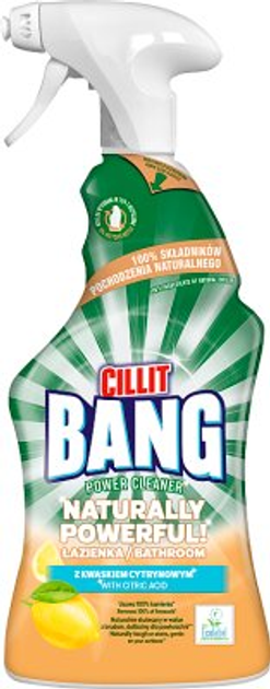 Засіб для очищення поверхонь Cillit Bang Naturally Powerful 750 мл (5900627093377) - зображення 1