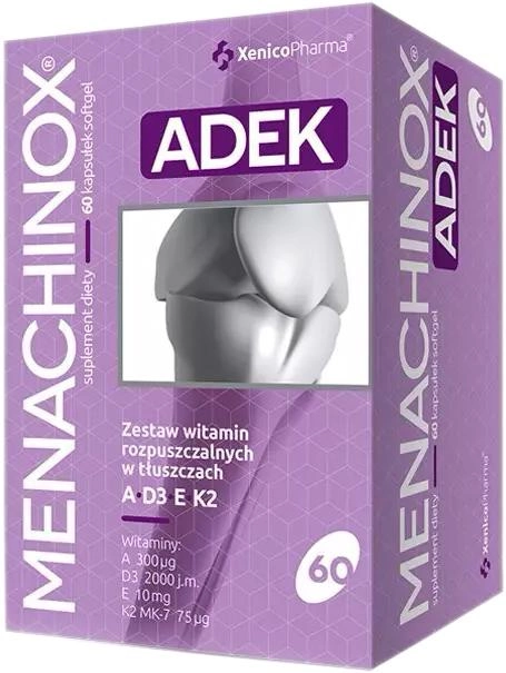 Комплекс вітамінів Xenico Pharma Menachinox ADEK 60 капсул (XP644) - зображення 1
