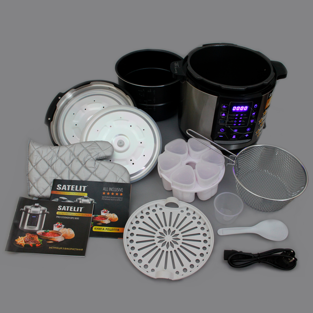 Мультиварка-скороварка SATELIT Pro Cooker SPC-600 - изображение 4