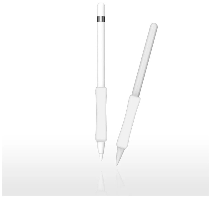 Силиконовый защитный чехол-держатель для стилуса Apple Pencil 1-2 ...