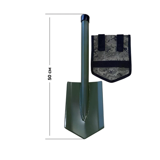 Металлическая штыковая сапёрная лопата с чехлом Sector L2, военная, туристическая - изображение 2