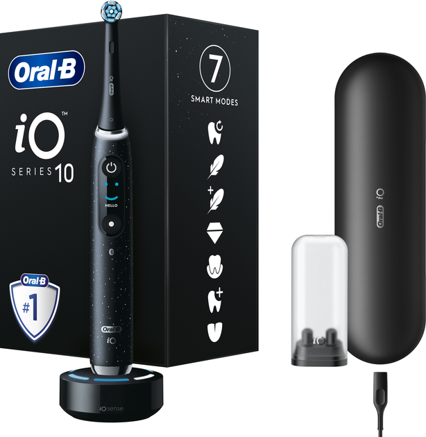 Електрична зубна щітка Oral-B iO 10 Black (4210201434672) - зображення 1