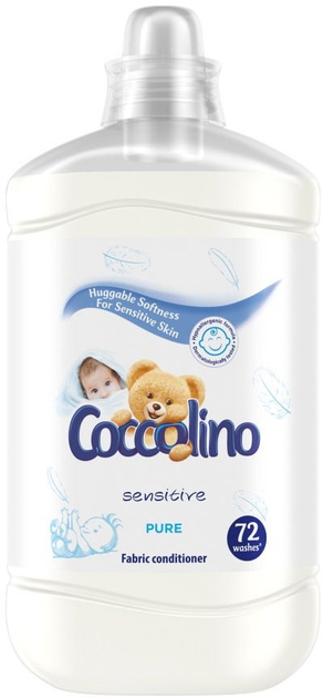 Płyn do bielizny Coccolino Sensitive Pure 1800 ml (8710447283233) - obraz 1