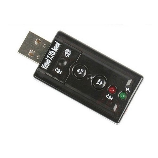 Звуковая плата Kingda B00650 USB Virtual 7.1 Channel RTL - изображение 1