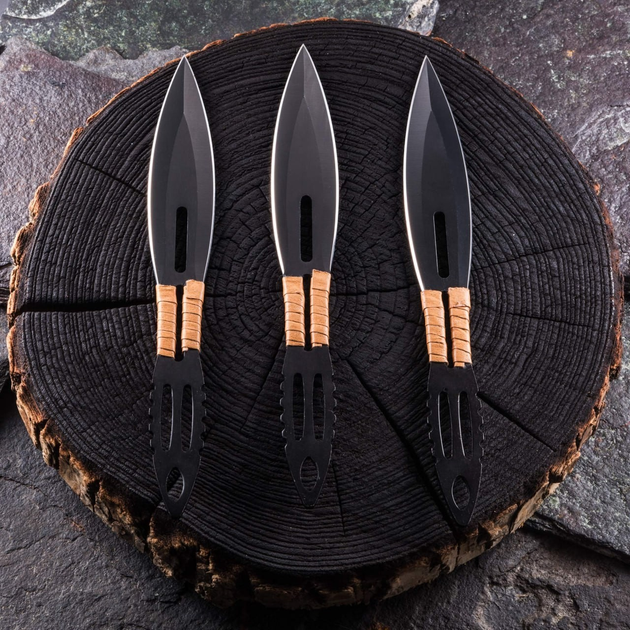 Ножи Метательные набор 3 в 1 Black - изображение 1