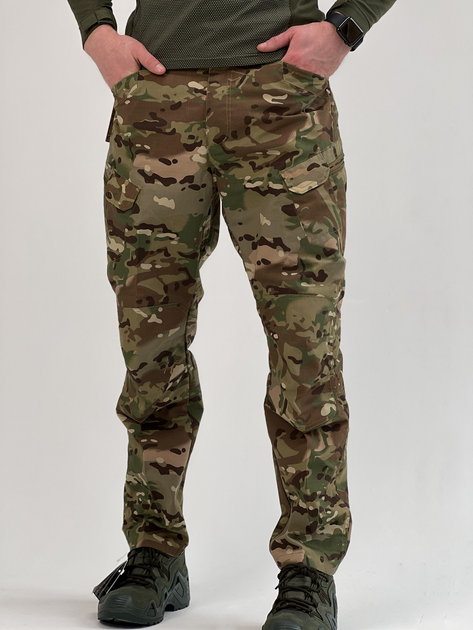 Тактичні штани мультикам ЗСУ камуфляж 34 - зображення 1