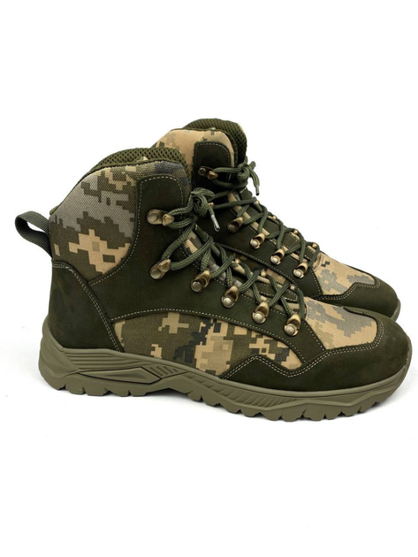 Ботинки тактические военные ВСУ Пиксель 20222181 9984 40 р 26.6 см оливковые (SK-N9984S) - изображение 1