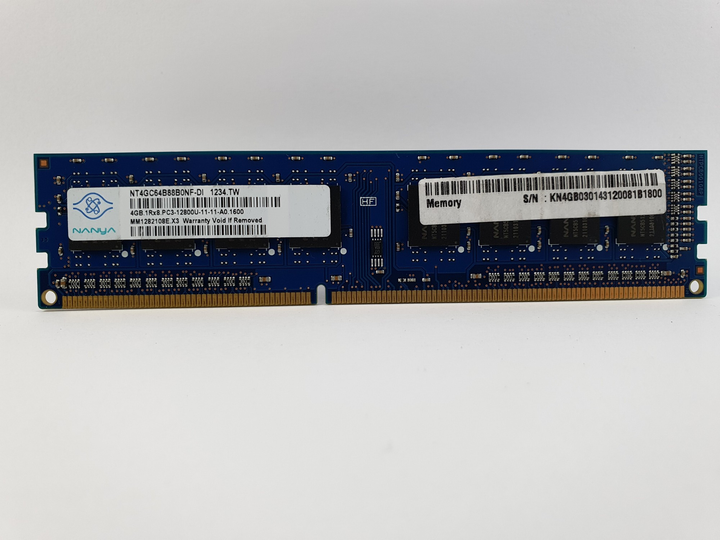 Оперативная память Nanya DDR3 4Gb 1600MHz PC3-12800U (NT4GC64B88B0NF-DI ...