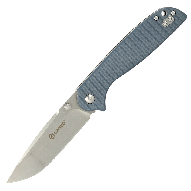 Нож складной карманный, туристический Liner Lock Ganzo G6803-GY Gray 200 мм - изображение 1