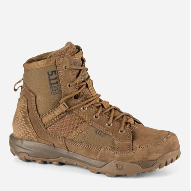 Мужские тактические ботинки высокие 5.11 Tactical A/T 6 Boot 12440-106 45.5 (11.5US) 30 см Dark Coyote (2000980537655) - изображение 2