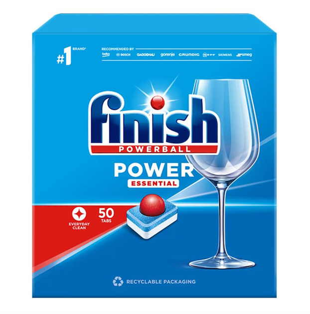 Tabletki do zmywarki FINISH Power Essential Fresh 50 szt. (5908252005338) - obraz 1